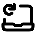 Laptop Refresh Alt SVG Icon